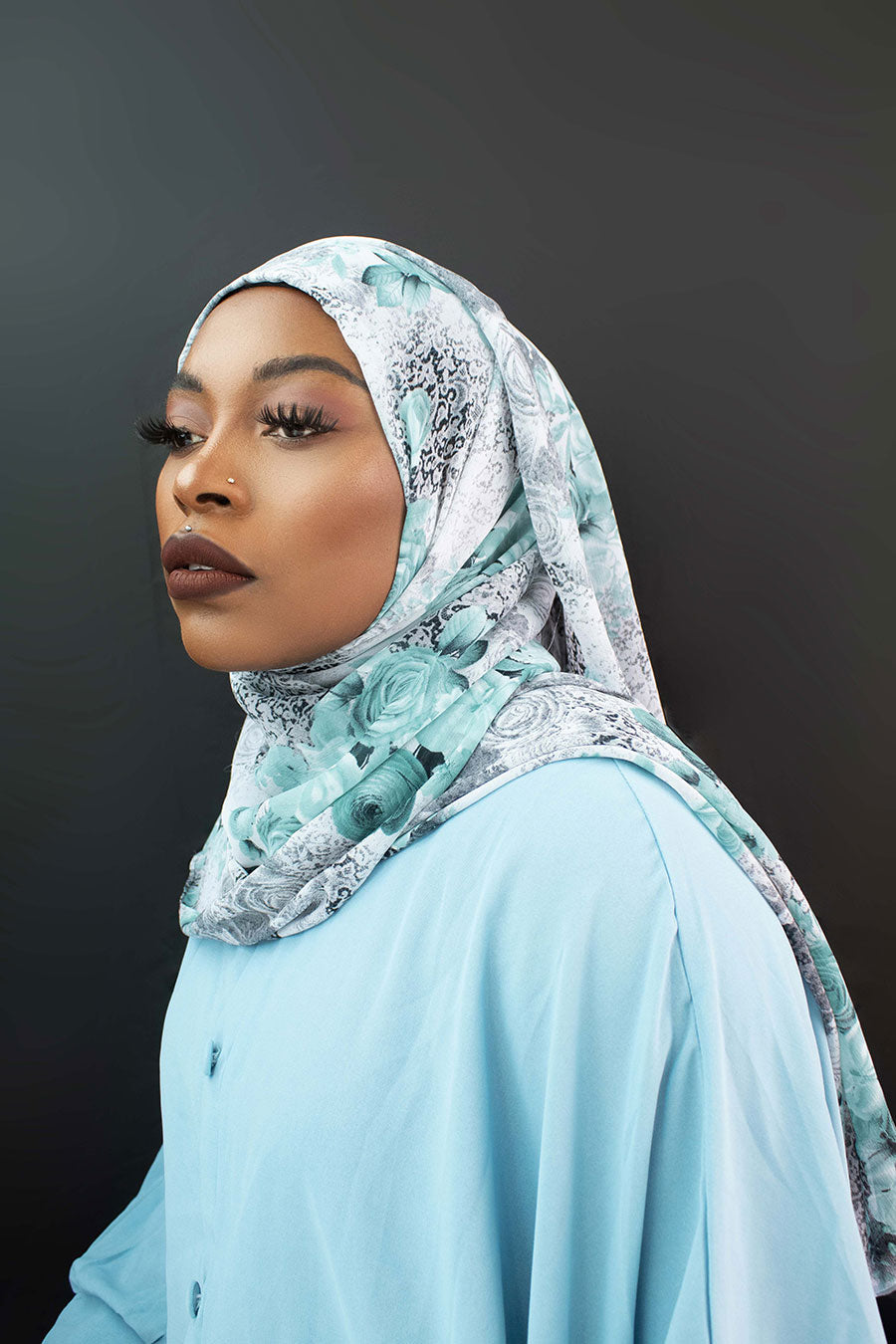 YASMIN FLORAL CHIFFON HIJAB- HAWA