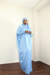 ONE UMMAH BUTTERFLY JILBAB - BABY BLUE