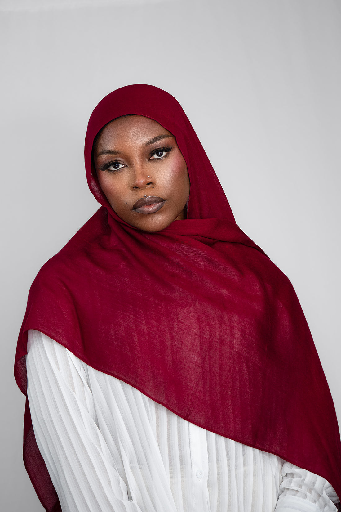 Cloud Soft Modal Hijab – Burgundy