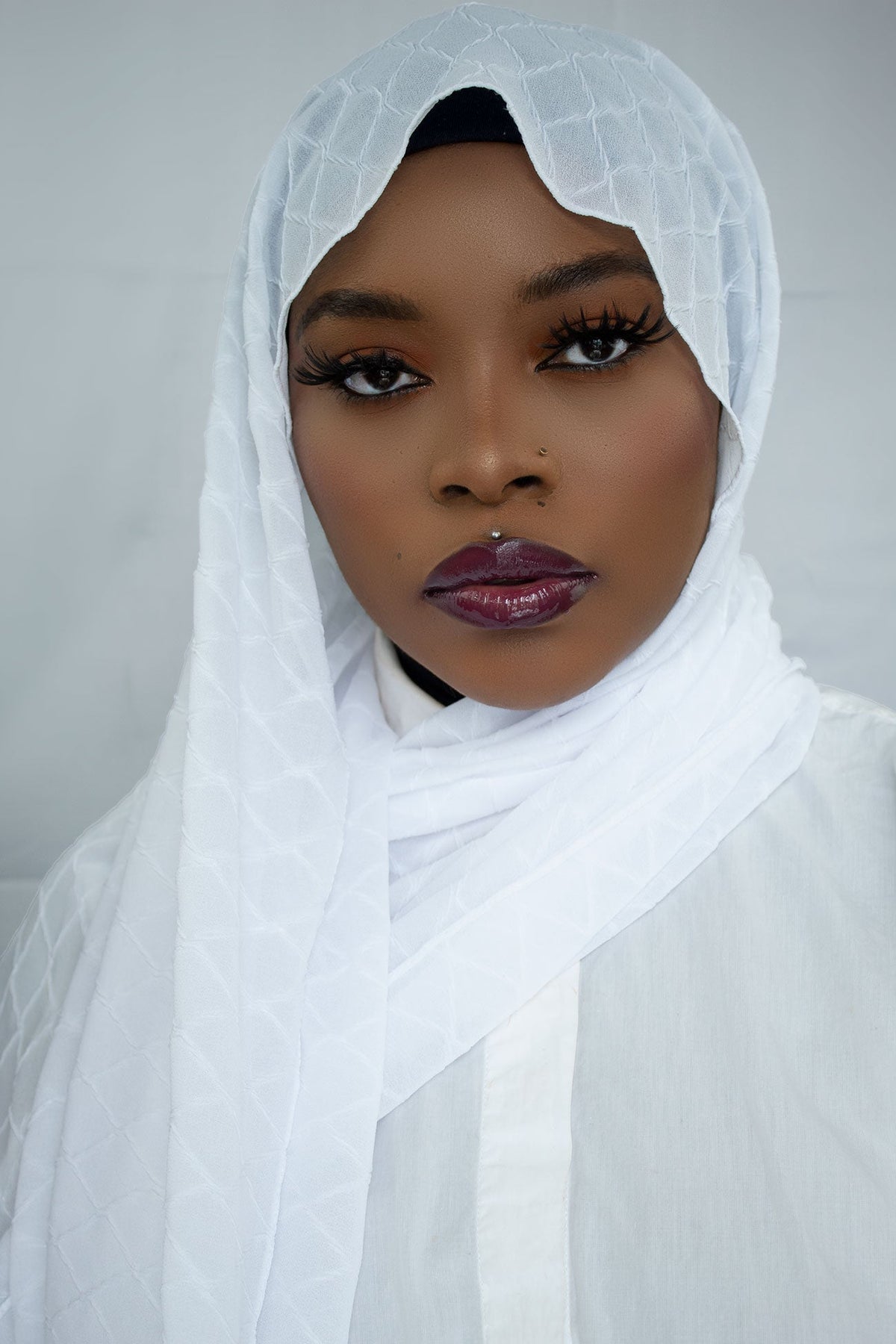 L'AMOUR CHIFFON HIJAB - WHITE