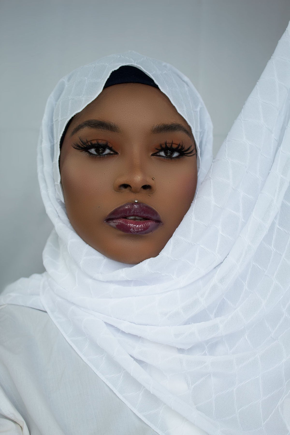 L'AMOUR CHIFFON HIJAB - WHITE