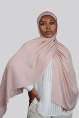 Cloud Soft Modal Hijab – Rose Quartz
