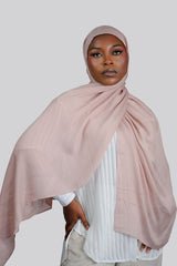 Cloud Soft Modal Hijab –  Rose Quartz
