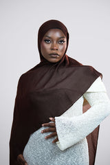 Cloud Soft Modal Hijab – Dark Brown