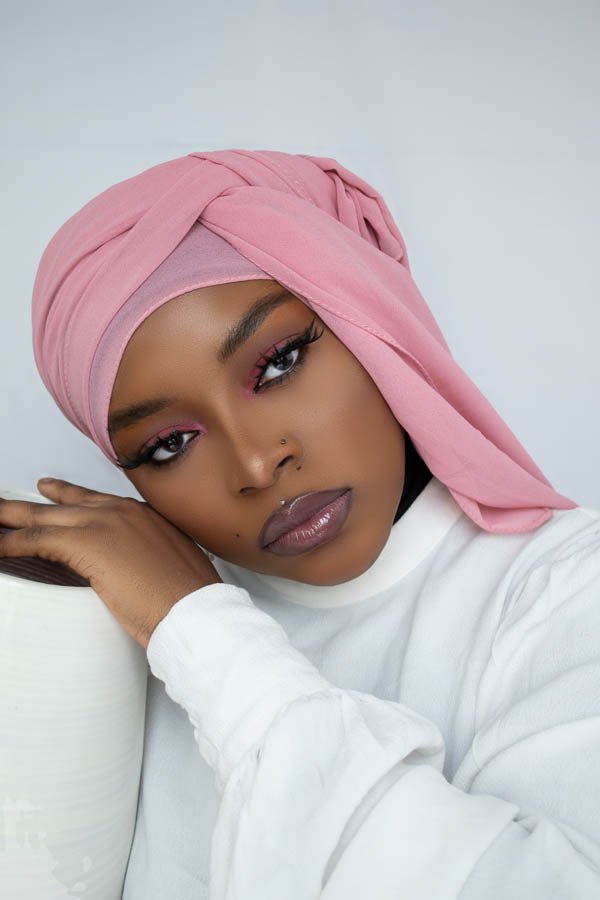 LUXURY CHIFFON- BLUSH PINK