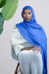Cloud Soft Modal Hijab – Royal Blue