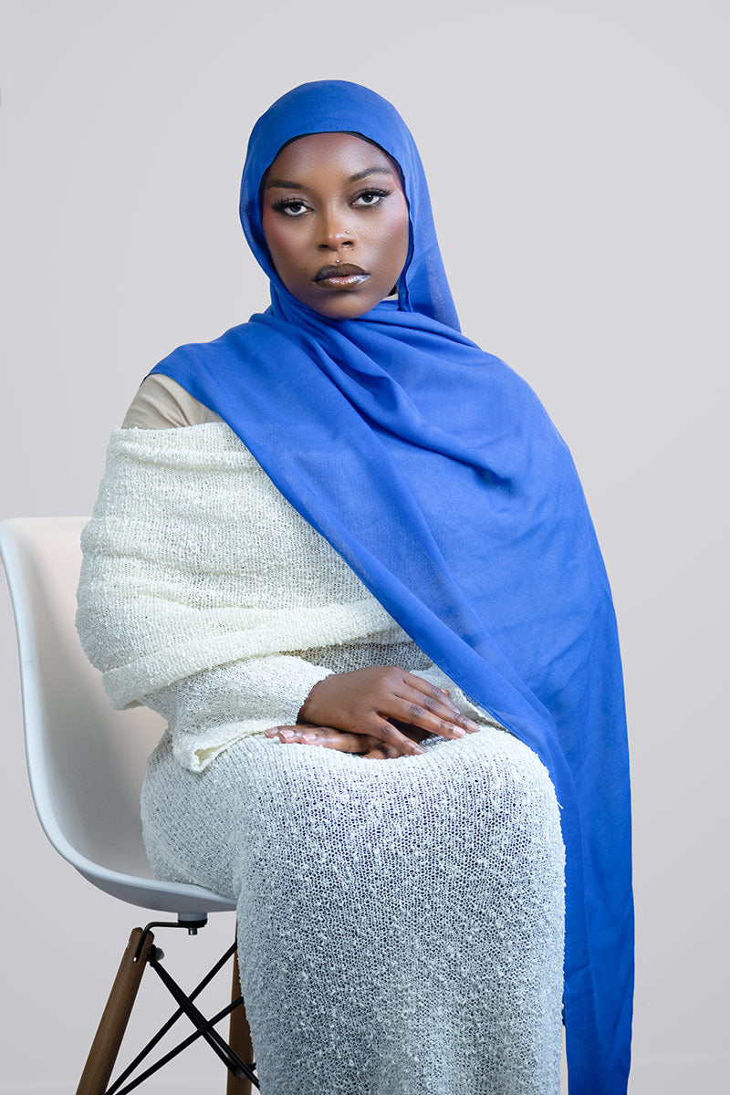 Cloud Soft Modal Hijab – Royal Blue