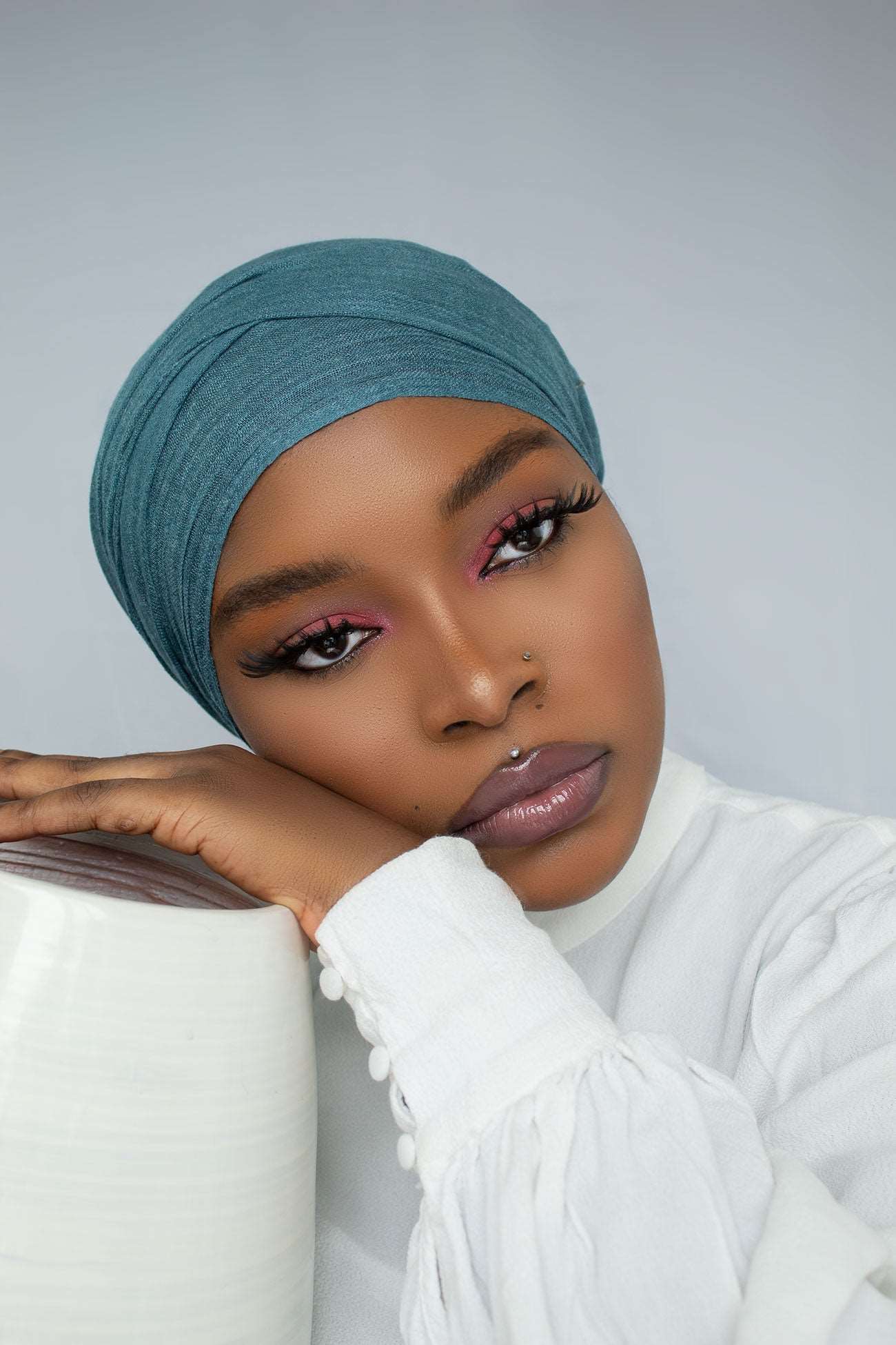 PREMIUM RAYON HIJAB - PRUSSIAN