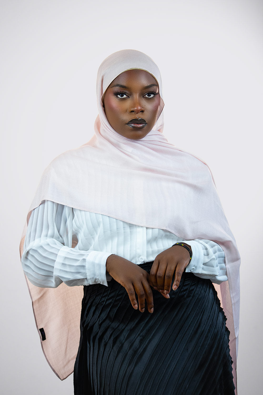 Cloud Soft Modal Hijab –  Light Pink