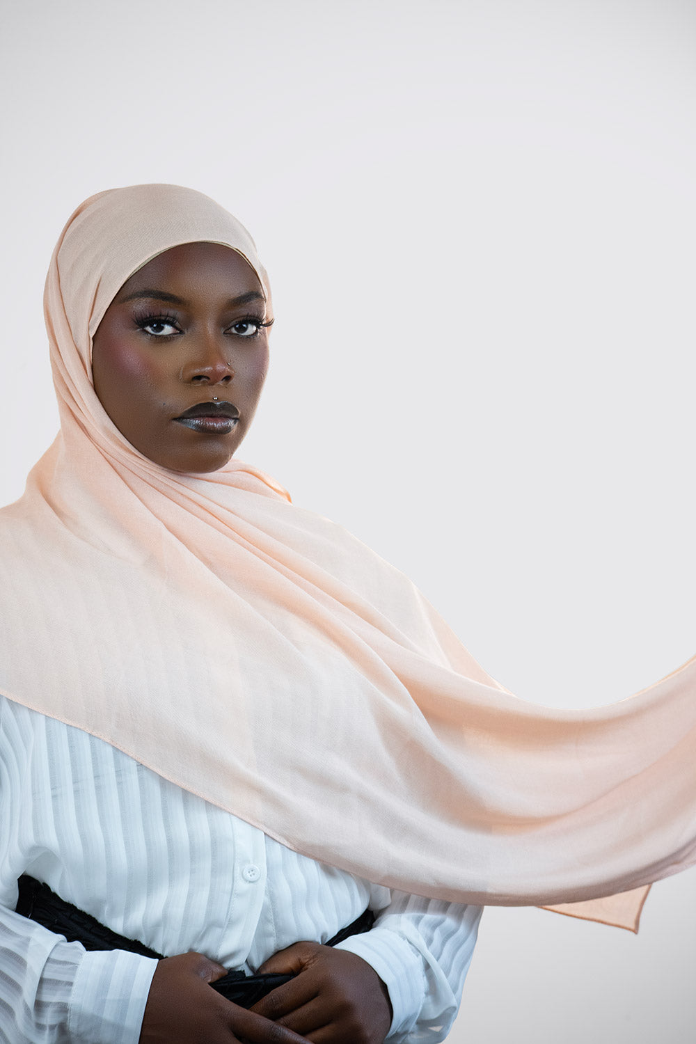 Cloud Soft Modal Hijab – Light Peach
