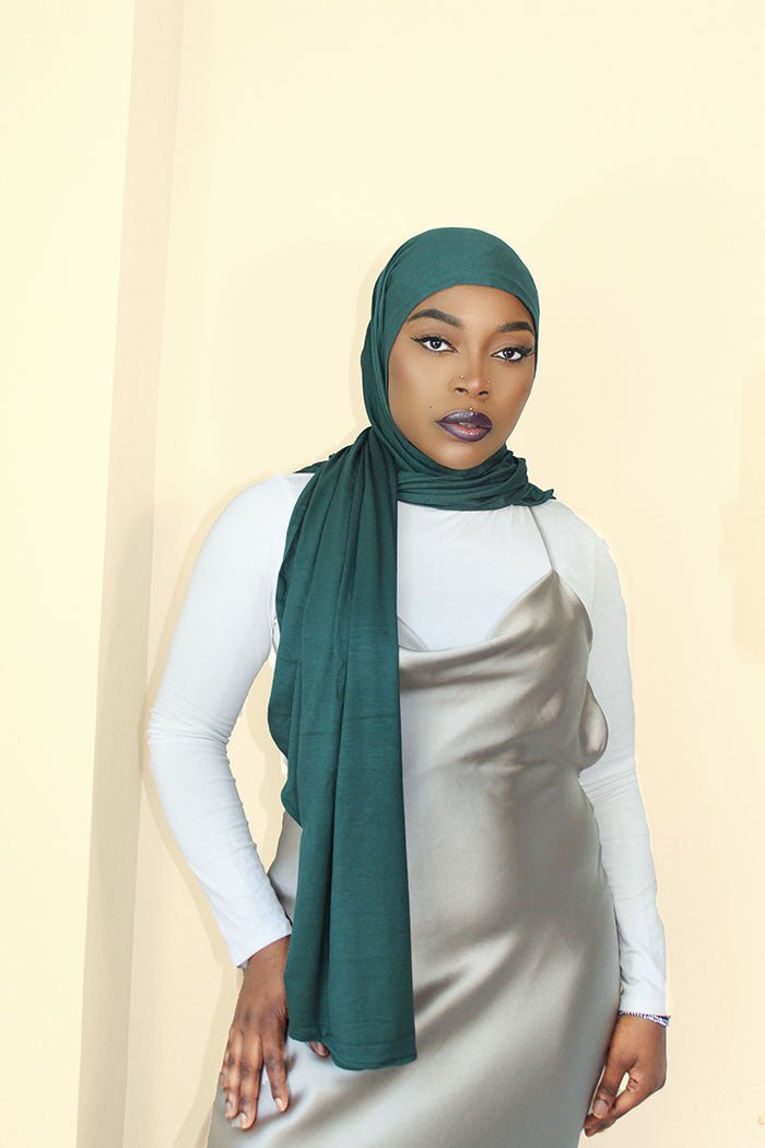 PREMIUM JERSEY HIJAB- VIRIDIAN