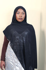 LUXURY CHIFFON HIJAB - BLACK