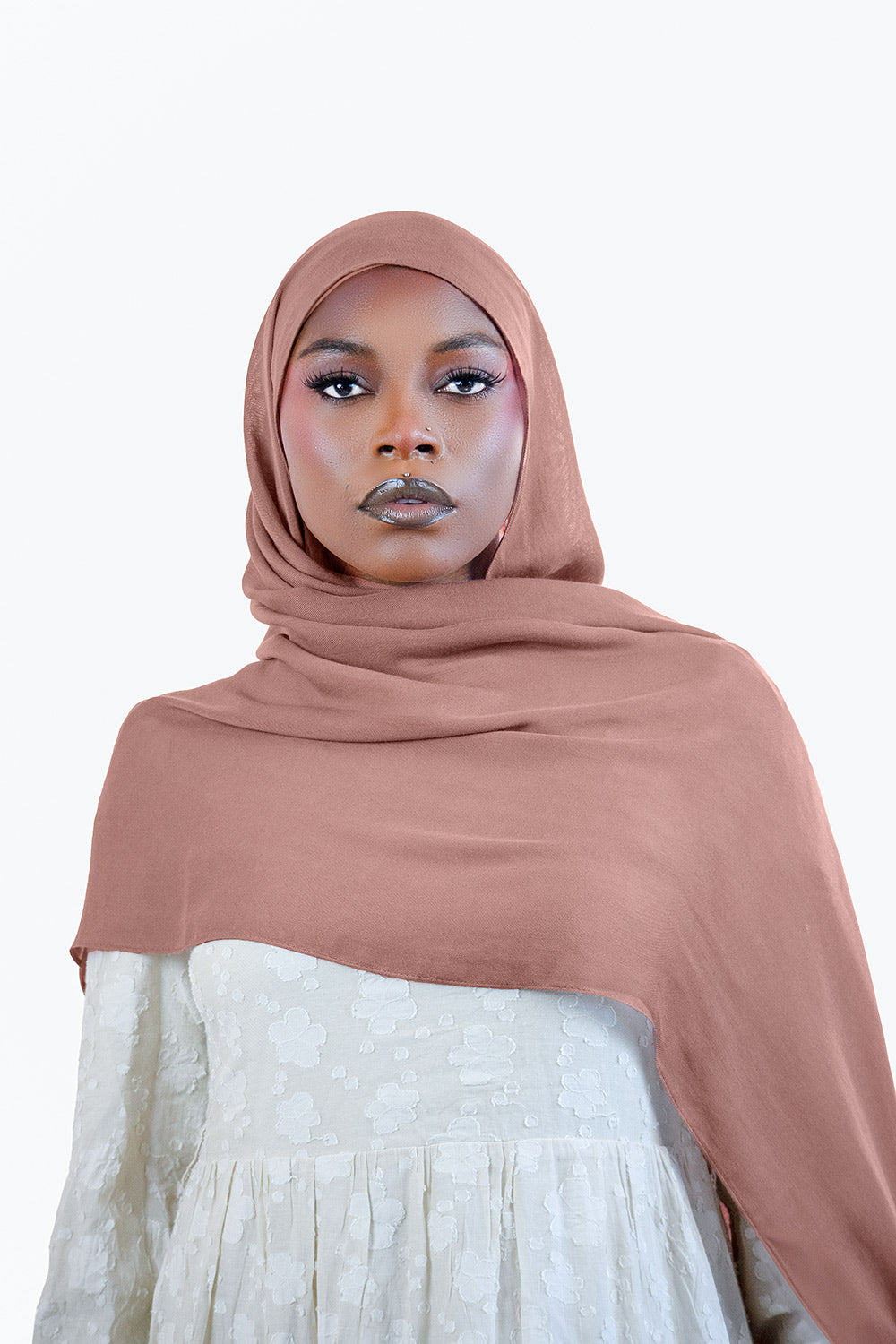 Cloud Soft Modal Hijab – Warm Brown