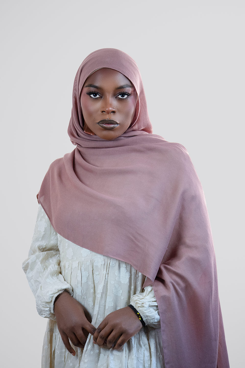 Cloud Soft Modal Hijab – Dusty Rose