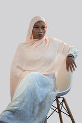 peach modal hijabs