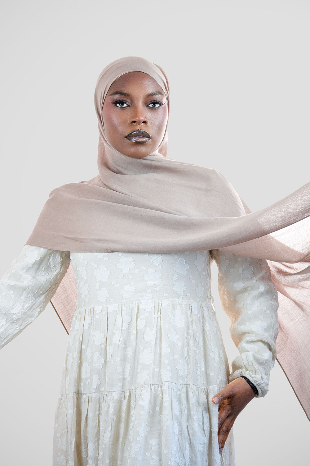 Cloud Soft Modal Hijab –  Taupe