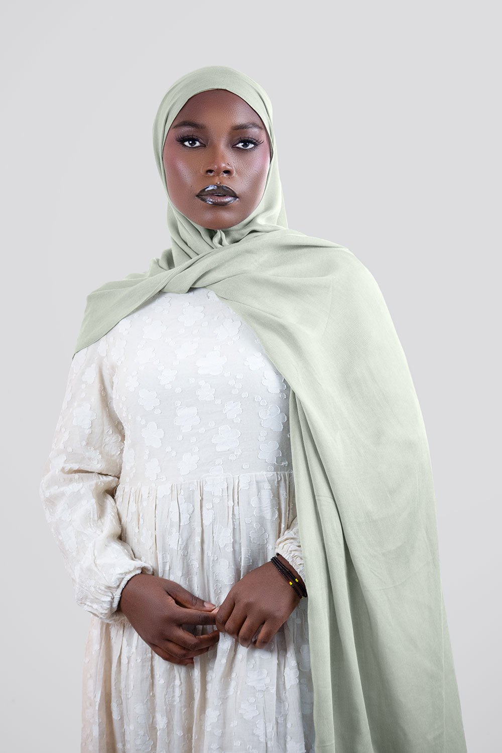 Cloud Soft Modal Hijab – Light Olive