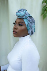 CHIFFON HIJAB- OCEAN MEADOW