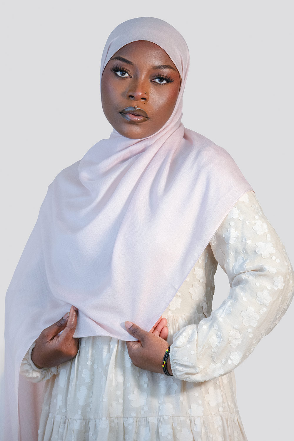 Cloud Soft Modal Hijab –  Light Pink