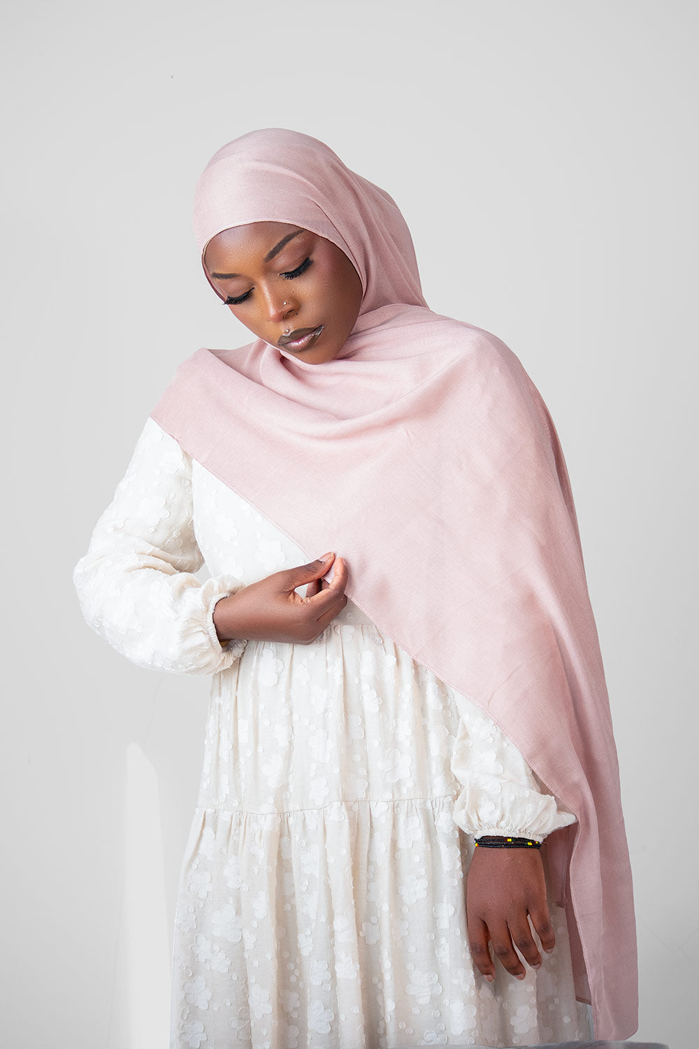 Cloud Soft Modal Hijab – Rose Quartz