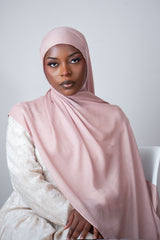 Cloud Soft Modal Hijab –  Rose Quartz