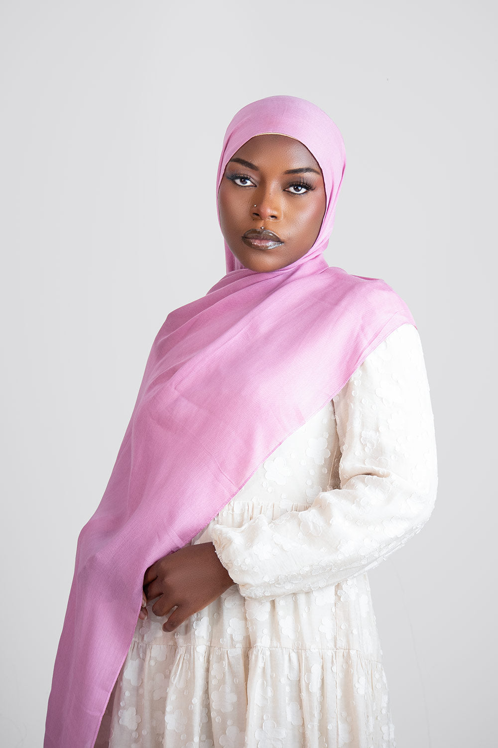 Cloud Soft Modal Hijab –  Pink