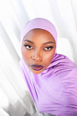 INSTANT PRE-SEWN JERSEY HIJAB - LAVENDER