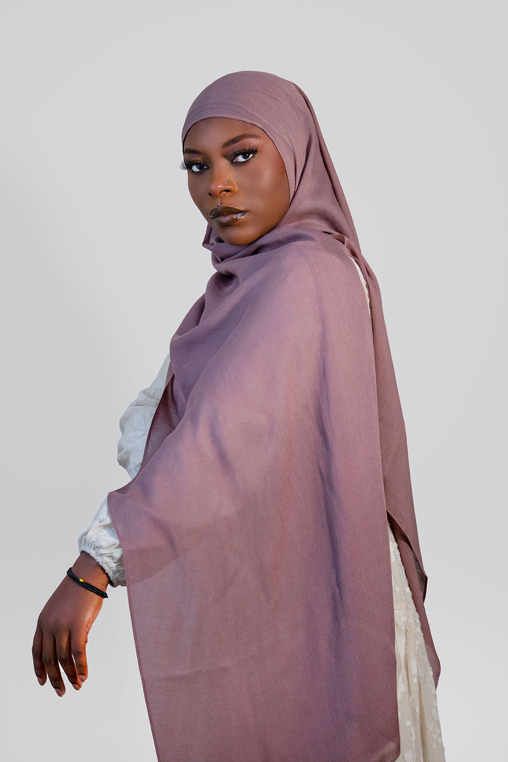 Cloud Soft Modal Hijab – Dusty Rose