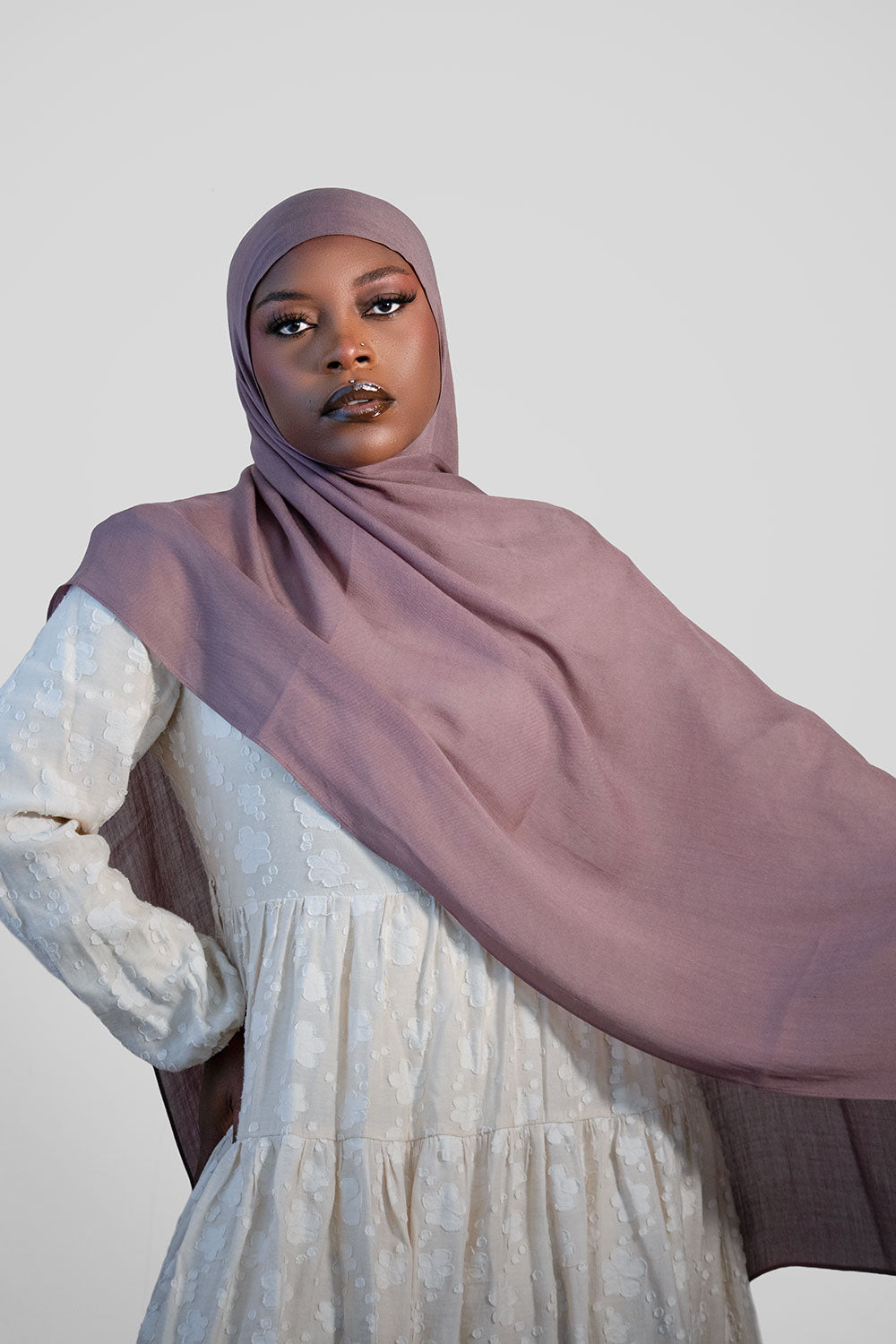 Cloud Soft Modal Hijab – Dusty Rose