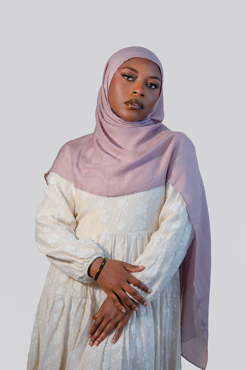 Cloud Soft Modal Hijab - Light Dusty Mauve