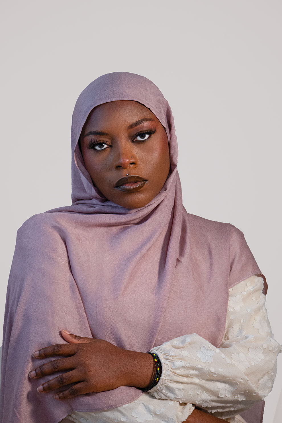 Cloud Soft Modal Hijab - Light Dusty Mauve
