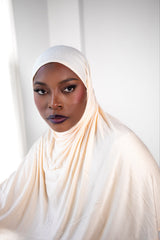 Vanilla jersey hijab 
