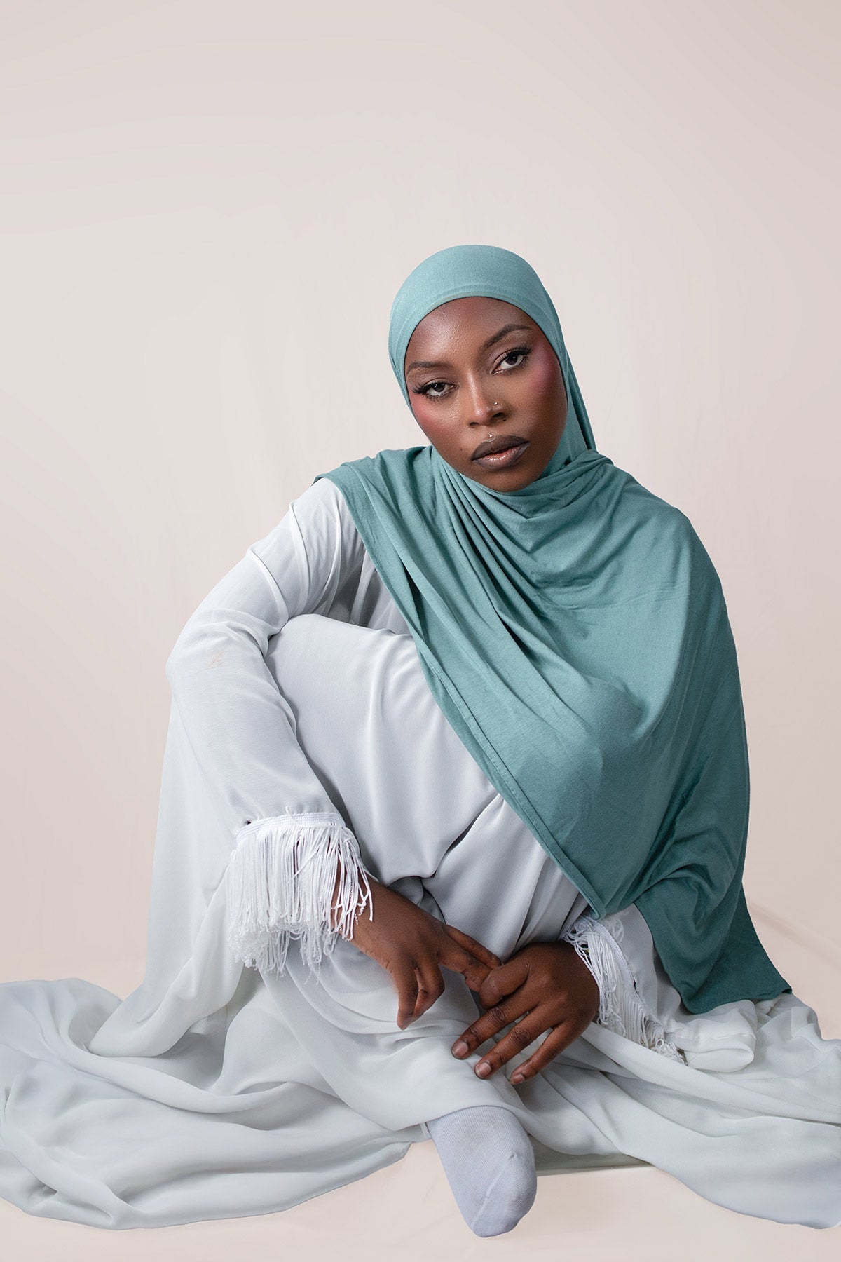 INSTANT PRE-SEWN JERSEY HIJAB - MINT