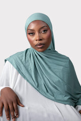 INSTANT PRE-SEWN JERSEY HIJAB - MINT