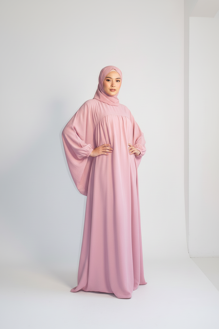 SALIMA MAXI DRESS - LIGHT PINK