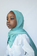 GIRLS INSTANT PREMIUM JERSEY HIJAB - MINT
