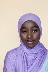 INSTANT PRE-SEWN JERSEY HIJAB -  LAVENDER
