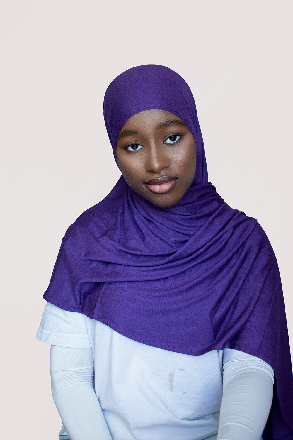 INSTANT PRE-SEWN JERSEY HIJAB- IRIS