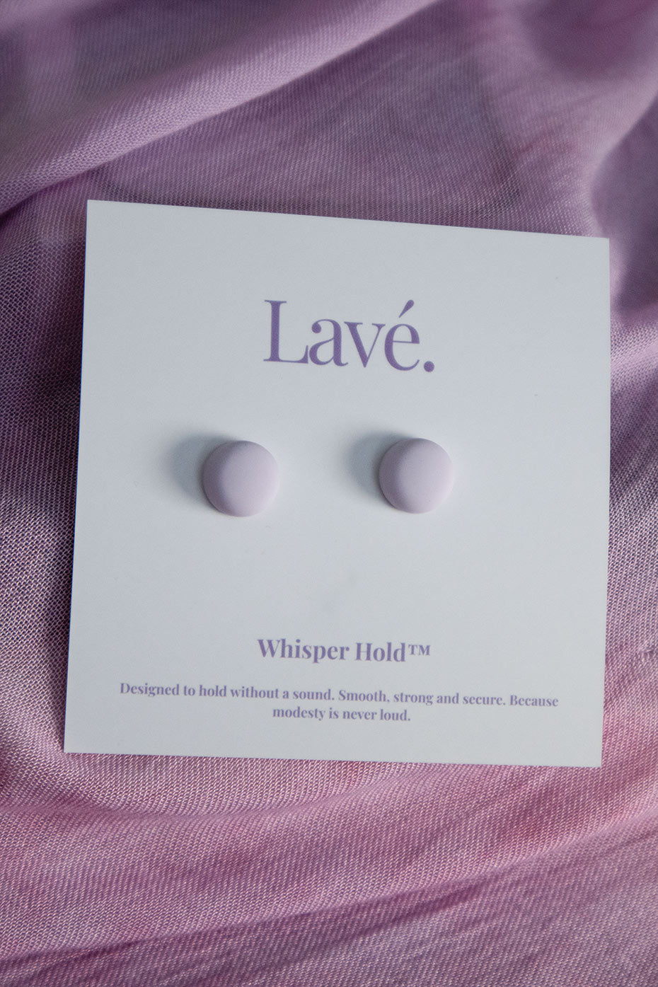 WHISPER HOLD MAGNET PINS SET - LIGHT LAVENDER