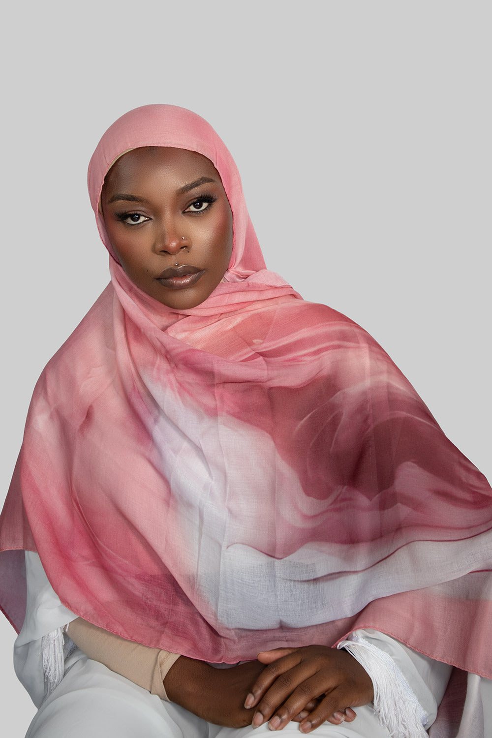 MODAL PRINT - PEACH RED