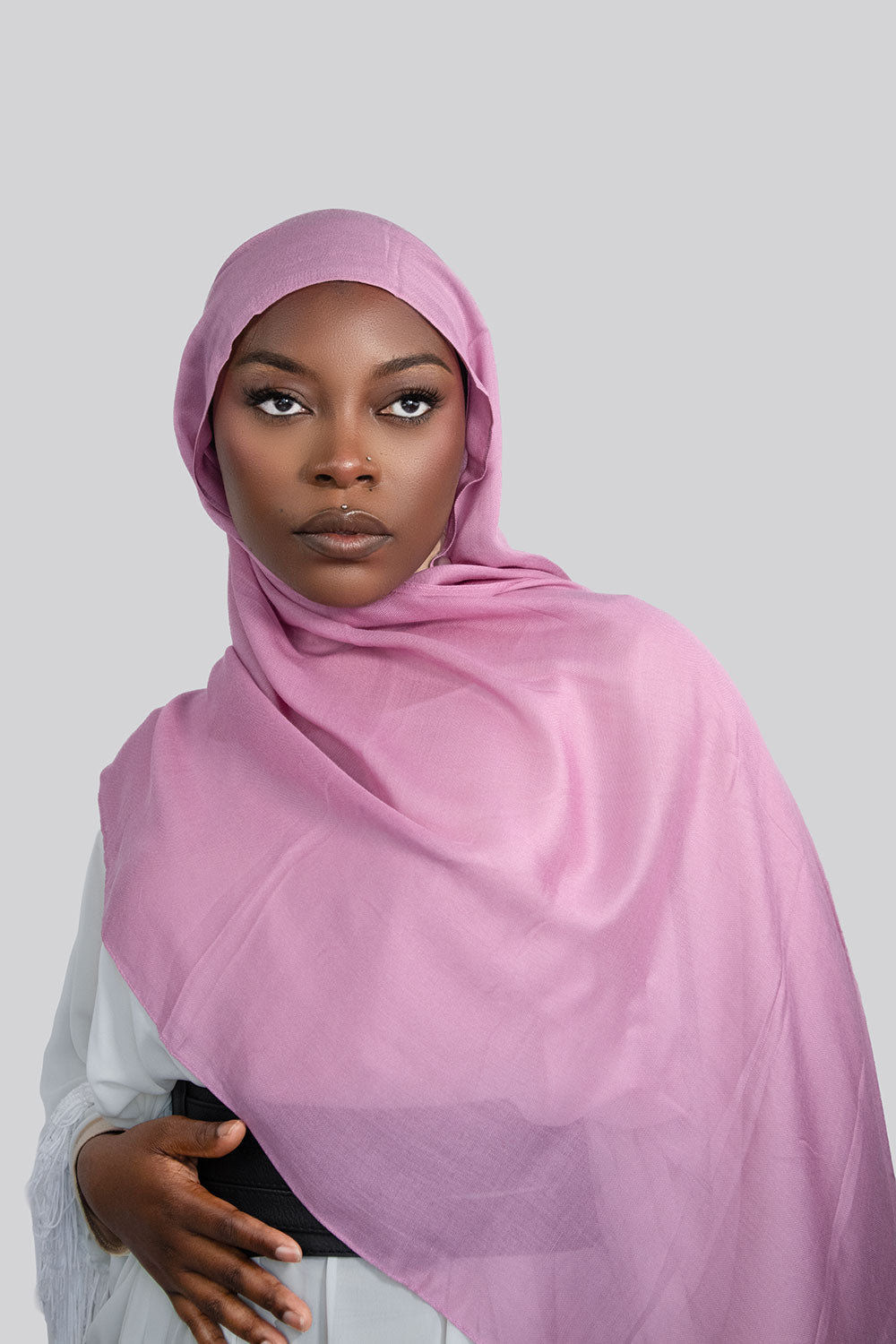 Cloud Soft Modal Hijab –  Pink
