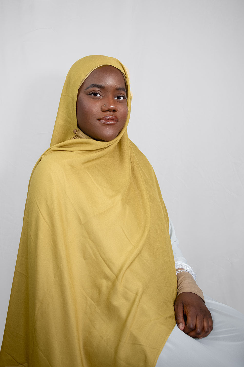 Cloud Soft Modal Hijab –  Mustard
