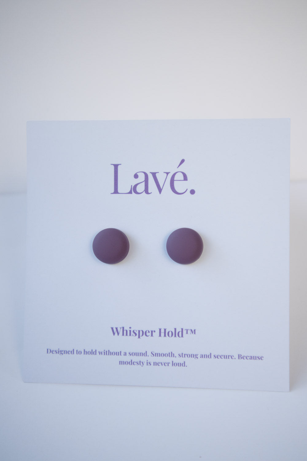 Whisper Hold Magnet Pins in Dark Purple