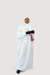 BUTTERFLY JILBAB - WHITE