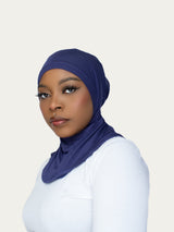 RANIA FULL COVERAGE ADJUSTABLE UNDER SCARF - NAVY