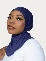 RANIA FULL COVERAGE ADJUSTABLE UNDER SCARF - NAVY