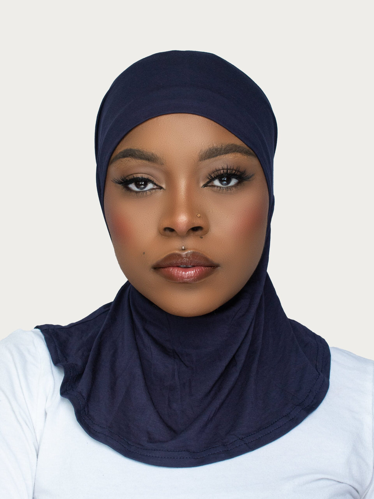 RANIA FULL COVERAGE ADJUSTABLE UNDER SCARF - INDIGO