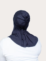 RANIA FULL COVERAGE ADJUSTABLE UNDER SCARF - INDIGO