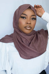 PREMIUM MODAL HIJAB - BROWN