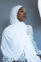 PREMIUM JERSEY HIJAB - WHITE